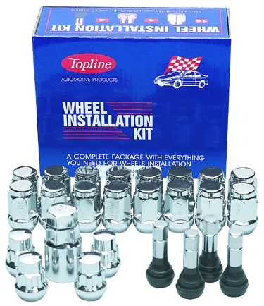 C23805 – TOPLINE WHL Wheel Installation Kit, 5 Lug Kit 12 Millimeter X 1.75 Thread Size 60 Degree Conical Acorn 1.38 ...